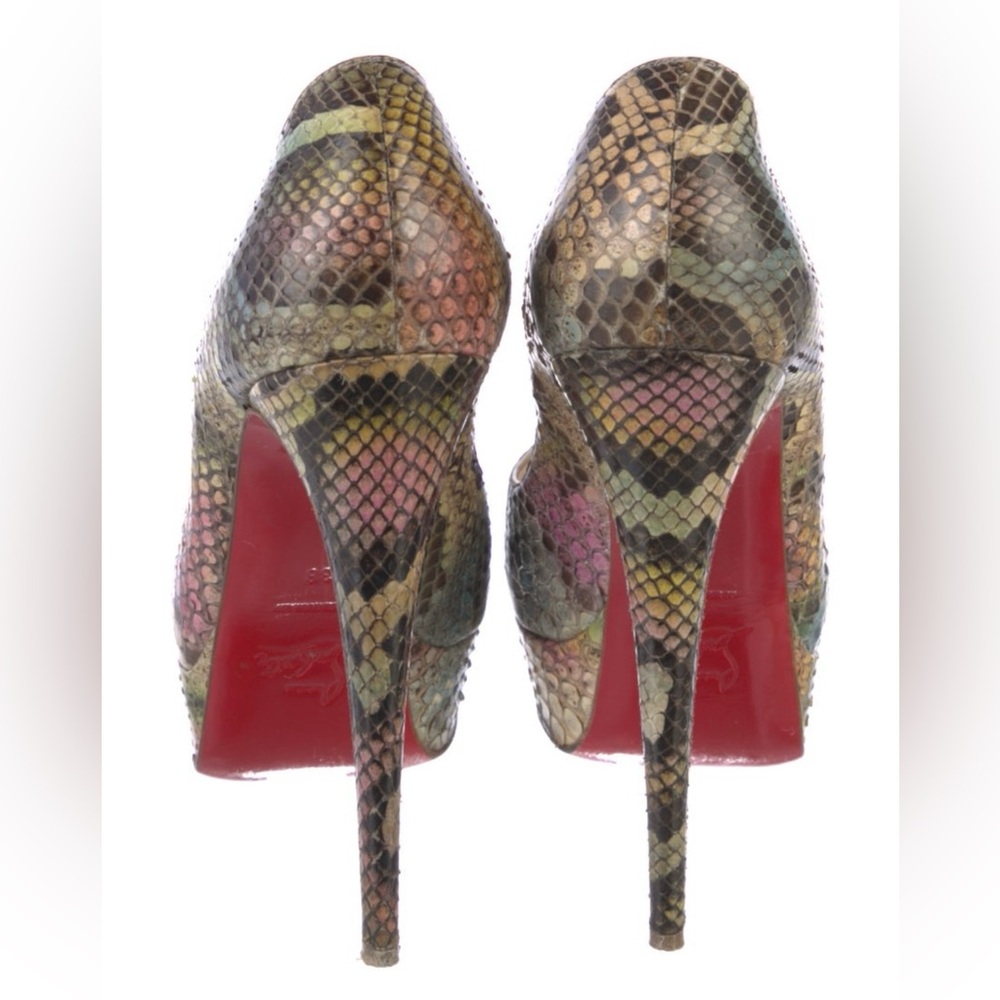 Christian Louboutins-Multicolor Python - image 4